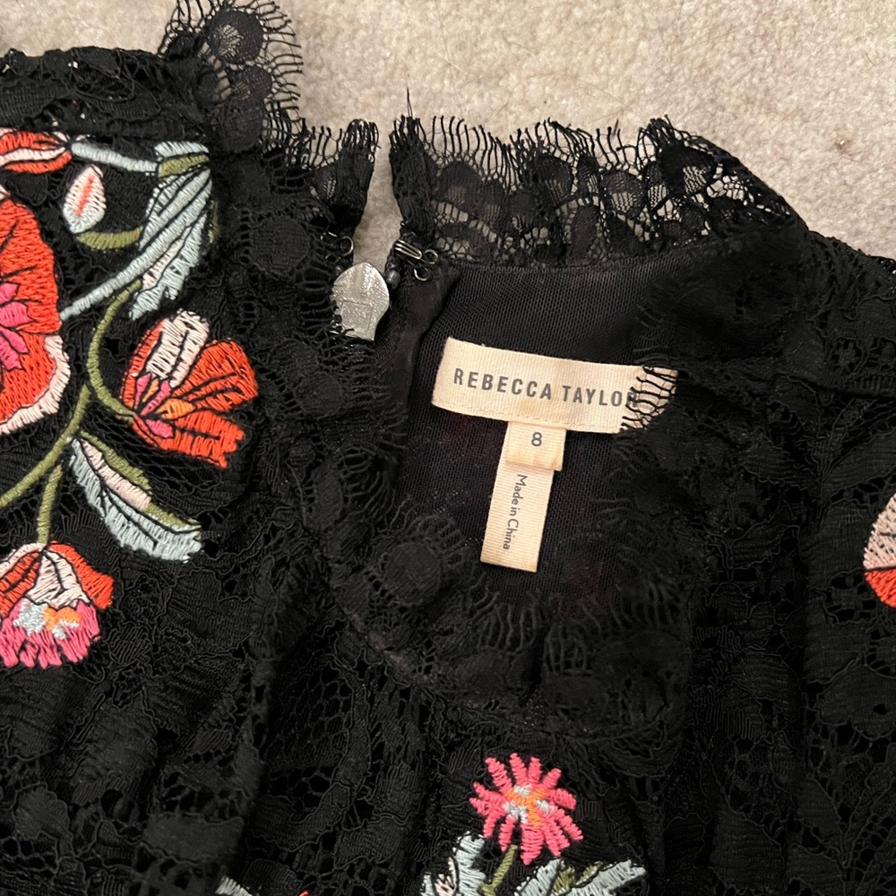 Rebecca Taylor lace and floral dress - Picture 3 of 4